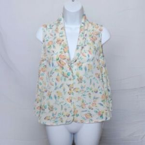 Victoria's Secret Gold Label Floral Sleeveless Top